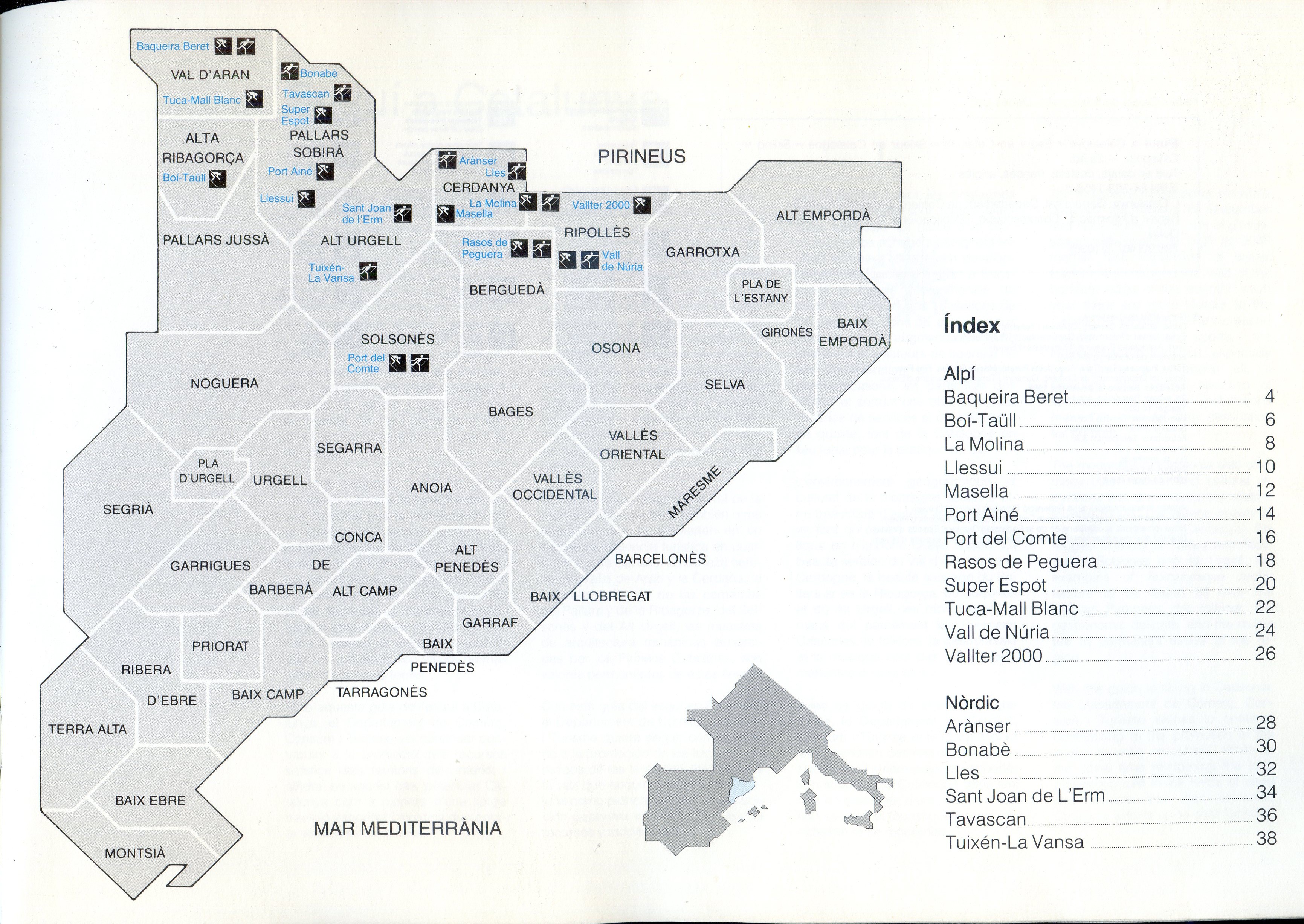 Esquí a Catalunya : Esquí en Cataluña : Skieur en Catalogne : Skiing in Catalonia - Miniatura 2